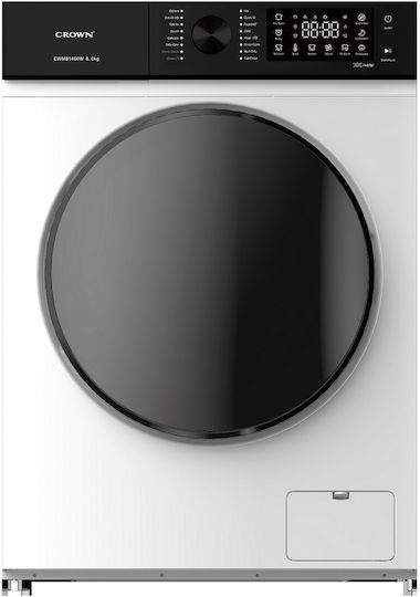 Πλυντήριο ρούχων CWM9014W, 1400 στροφές/λεπτό, 9,00 kg, A, Λευκό, Crown